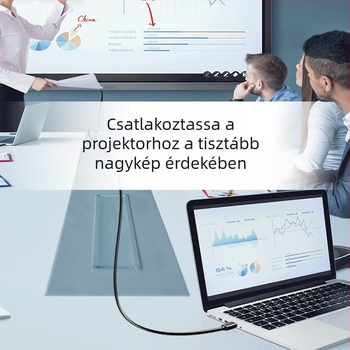 HDMI kábel 2.0, 4K kompatibilis, rézvezető, aranyozott csatlakozók, TV-hez, számítógéphez, set-top boxhoz és projektorhoz