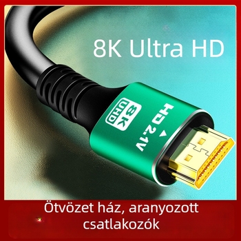 HDMI 2.1 hosszabbító kábel rézvezetővel 8K tévékhez, projektorokhoz, monitorokhoz és set-top boxokhoz