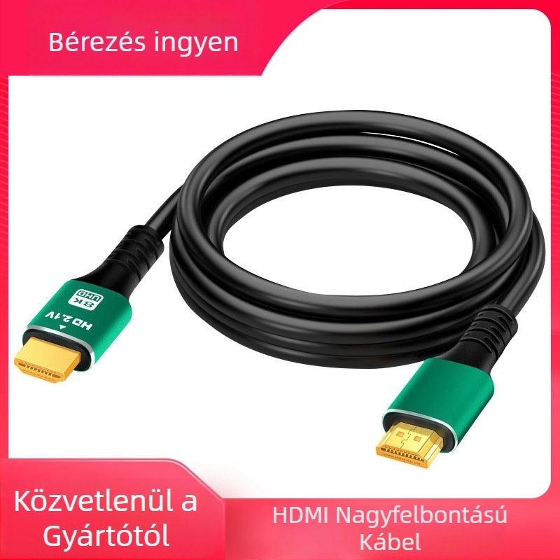 HDMI 2.1 hosszabbító kábel rézvezetővel 8K tévékhez, projektorokhoz, monitorokhoz és set-top boxokhoz