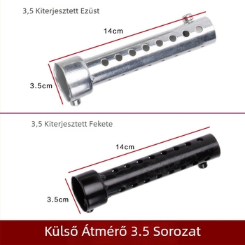 Módosított motorkerékpár kipufogócső, Mopie Silencer, vas, motorkerékpár módosításához