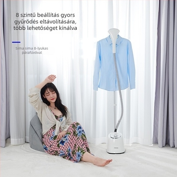 Konka Összecsukható ruhagőzölő, kézi, függőleges emeléssel, 1800W, 1.4-1.8L tartály, 8 fokozatú hőmérsékletszabályozás, 111-240V AC