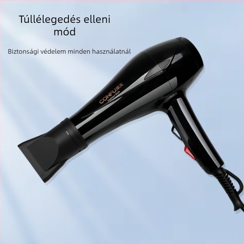 Hajszárító 1800W DC motorral, 220V, forró levegő hőmérséklet-szabályozás, túlmelegedés elleni védelem
