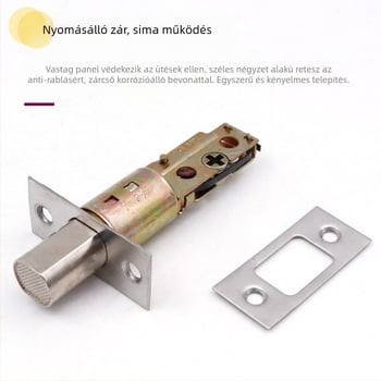 Yigu rejtett ajtózár belső fatájakhoz, cinkötvözetből, modern minimalista stílus