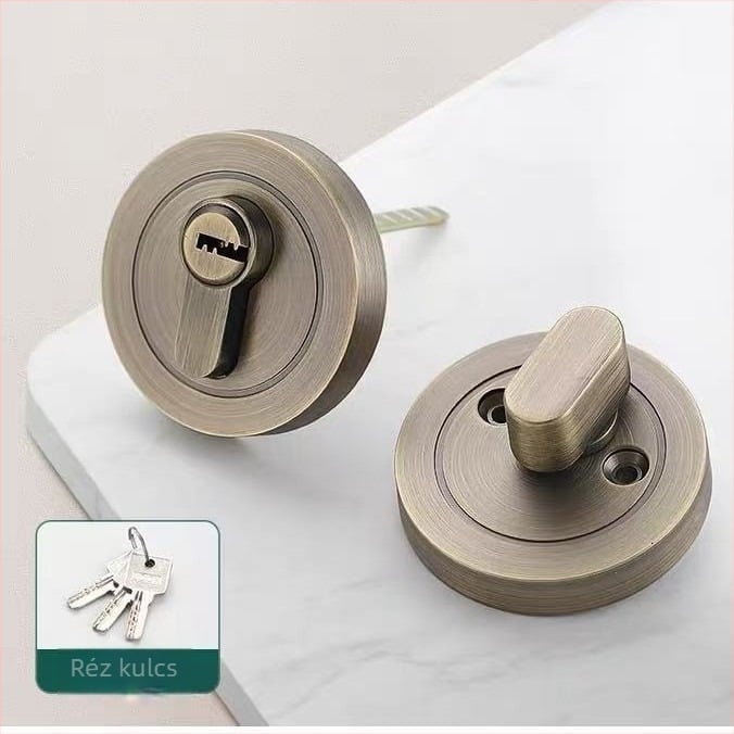 Yigu rejtett ajtózár belső fatájakhoz, cinkötvözetből, modern minimalista stílus