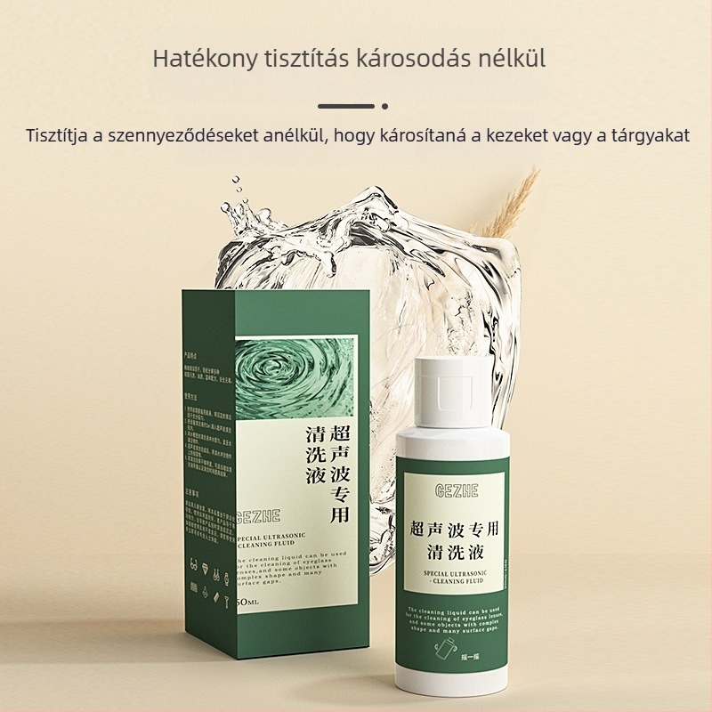 Ultrahangos tisztítógép tisztítófolyadékkal szemüvegre, órákra és ékszerekre — USB táplálás, mechanikus mód, 300 ml-es vagy kisebb kapacitás, hőmérséklet-szabályozás egyfokozatú, márka Singer