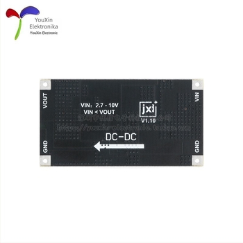 TPS61088 Li-ion akkumulátor Boost DC-DC modul, bemenet 5V/9V/12V, kimenet akár 10A