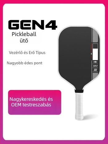 Gyerekeknek szóló pickleball ütő, szénszálas T700, Holi Sports GEN4, 220 g
