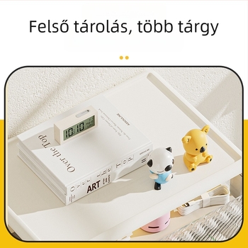 Asztali tároló doboz fiókos típusú tárolórendszer, több rétegű átlátszó szervező, műanyag, 35 L kapacitás