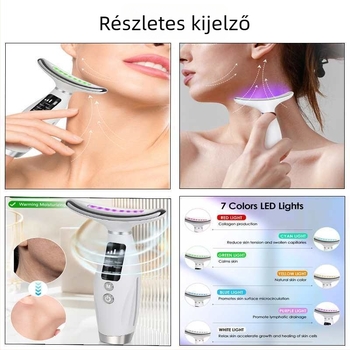 Nyakápoló készülék ránctalanításra, bőrmegújításra, infravörös fényre és liftingre