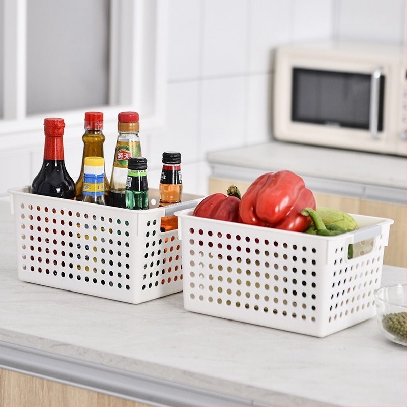 Tárolókosár Mutual abundance — műanyag, gyümölcsök és zöldségek, Modell Storage Basket, Stílus: Modern egyszerűség