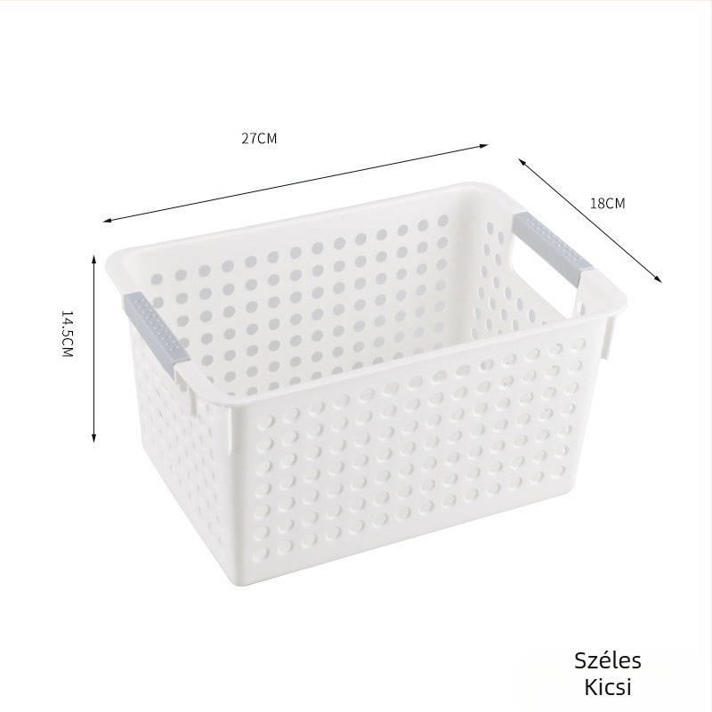 Tárolókosár Mutual abundance — műanyag, gyümölcsök és zöldségek, Modell Storage Basket, Stílus: Modern egyszerűség