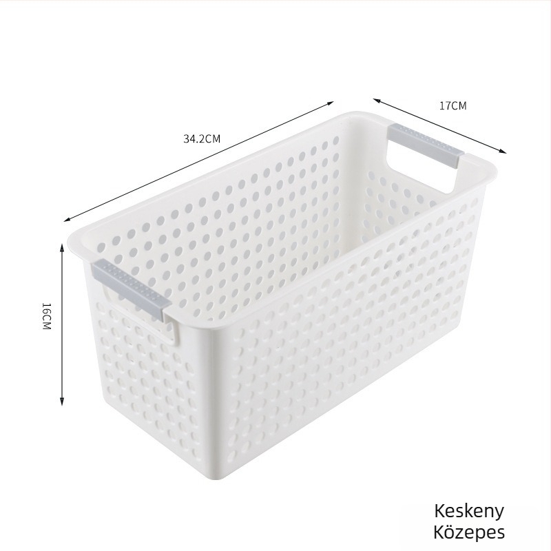 Tárolókosár Mutual abundance — műanyag, gyümölcsök és zöldségek, Modell Storage Basket, Stílus: Modern egyszerűség