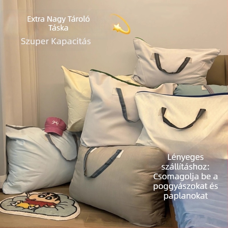 Paplan tároló táska, nagy kapacitású, kézitáska stílusú, diatomit anyag, többfunkciós költöztetéshez