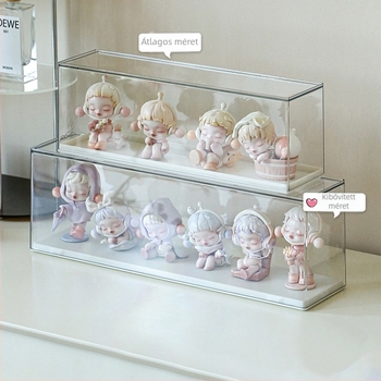 Figurákat tároló doboz, modell C3852, PP műanyag, 2 L kapacitás, fedett