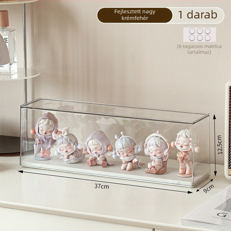 Figurákat tároló doboz, modell C3852, PP műanyag, 2 L kapacitás, fedett