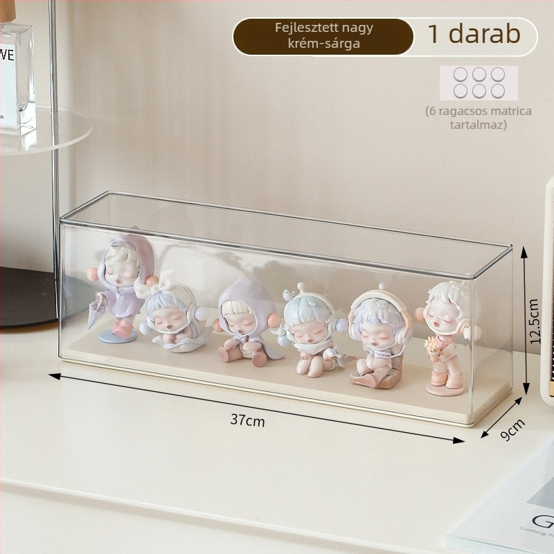 Figurákat tároló doboz, modell C3852, PP műanyag, 2 L kapacitás, fedett