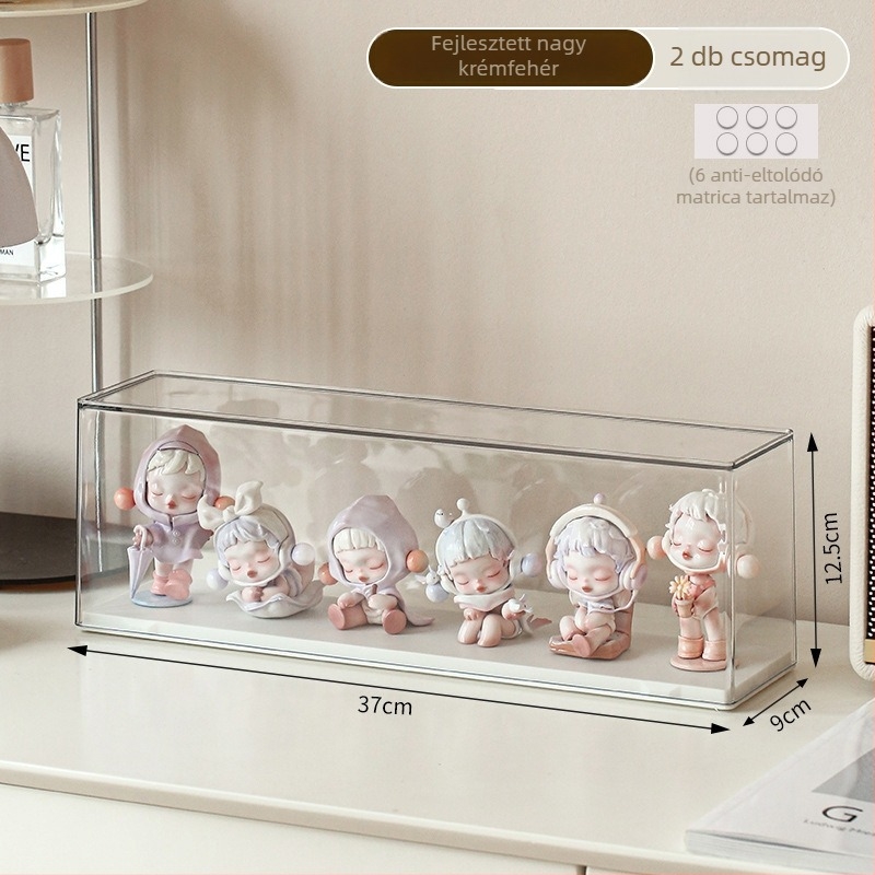 Figurákat tároló doboz, modell C3852, PP műanyag, 2 L kapacitás, fedett