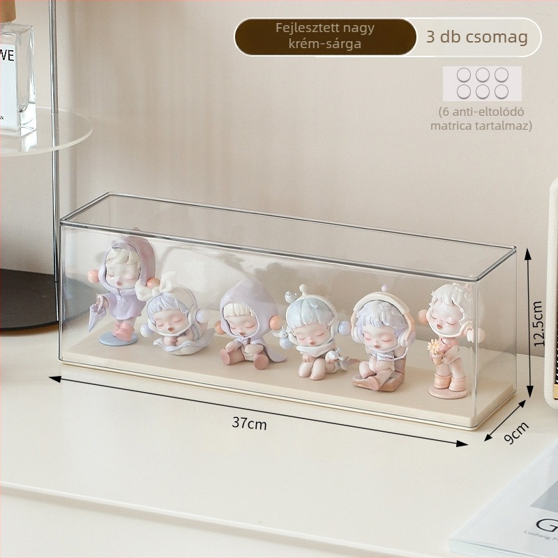 Figurákat tároló doboz, modell C3852, PP műanyag, 2 L kapacitás, fedett