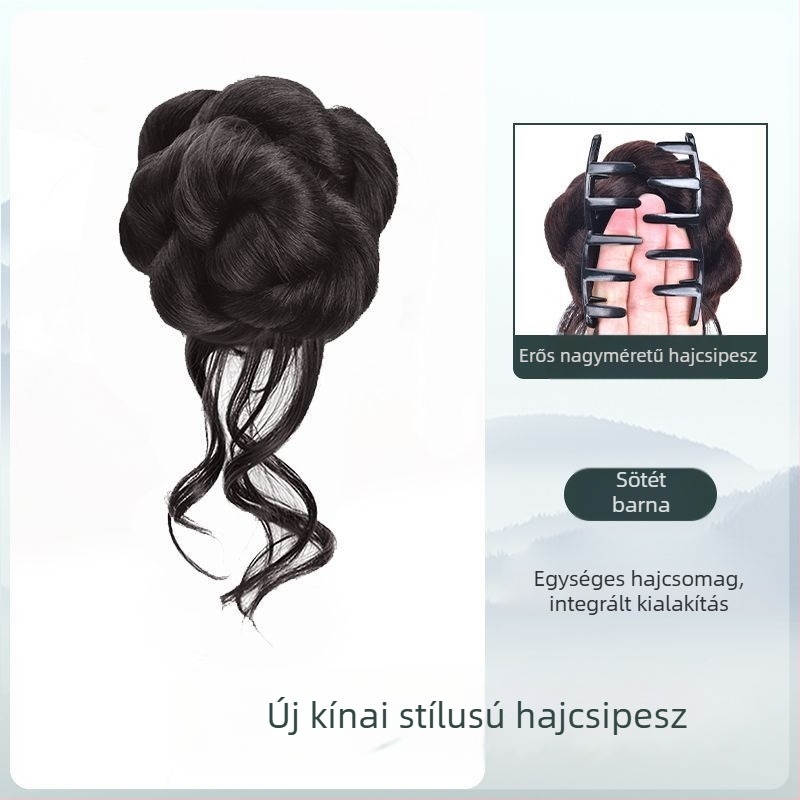 Ponytail paróka – teljesen kézzel készített, hőálló huzal, nem festhető vagy dauerolható, testreszabott változat (farok stílus: összenyomott)