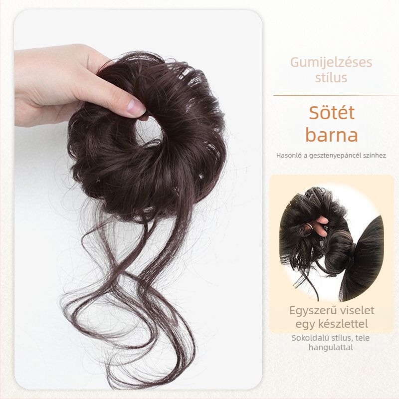 Ponytail paróka – teljesen kézzel készített, hőálló huzal, nem festhető vagy dauerolható, testreszabott változat (farok stílus: összenyomott)