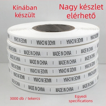 Mosási címke, anyag: szalag, márka Changtong Clothing, ruházathoz