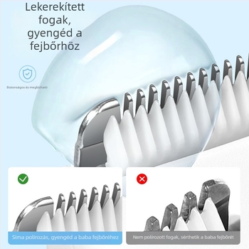 Baba vízálló elektromos hajvágó – Hordozható, újratölthető, 5W, CE/FCC/ROHS