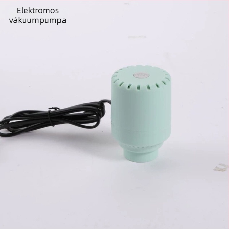 Vákuum tömörítős táska ruhák és paplanok számára, pumpával, PA+PE anyag, modell: függő tároló táska, Shell Stone