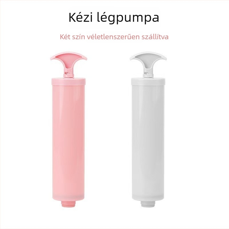 Sűrített vákuum-kompressziós tasak paplanokhoz és ruházathoz, pumpával, modell 1313, PA+PE anyag