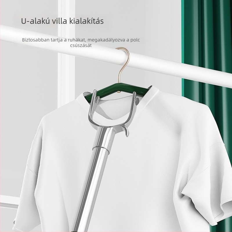 Hosszabbítható ruhaszárító rúd cinkötvözetből erkélyre