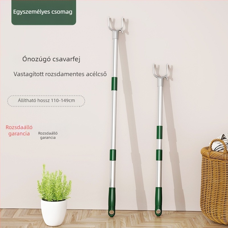 Hosszabbítható ruhaszárító rúd cinkötvözetből erkélyre