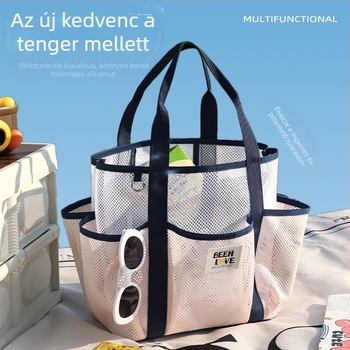 Beilian RH2508 Többcélú utazási hawaii stílusú strandtáska, poliészter hálós anyagból