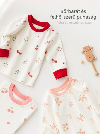 Gyerekek 9–13 éveseknek: őszi otthoni szett, camisole-stílus/japán stílus, pamut bélés, Han Fang