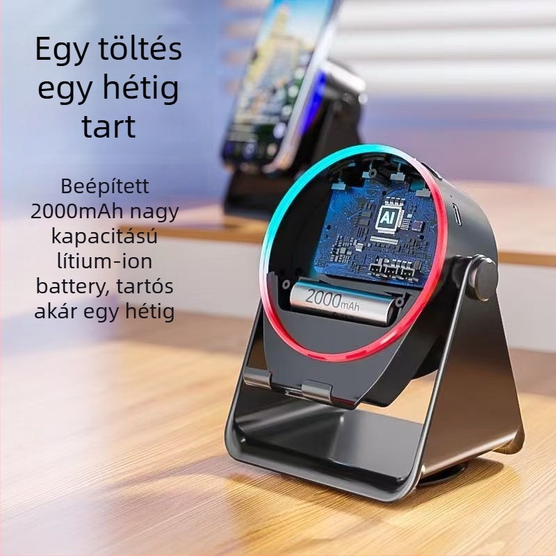 Weimai asztali Bluetooth hangfal beépített akkumulátorral – 2 hangfal, IPX7 vízálló, 5W, Bluetooth 5.0, 800–1000 mAh, 100 Hz–20 kHz, SNR ≥70 dB, hatótáv 15 m