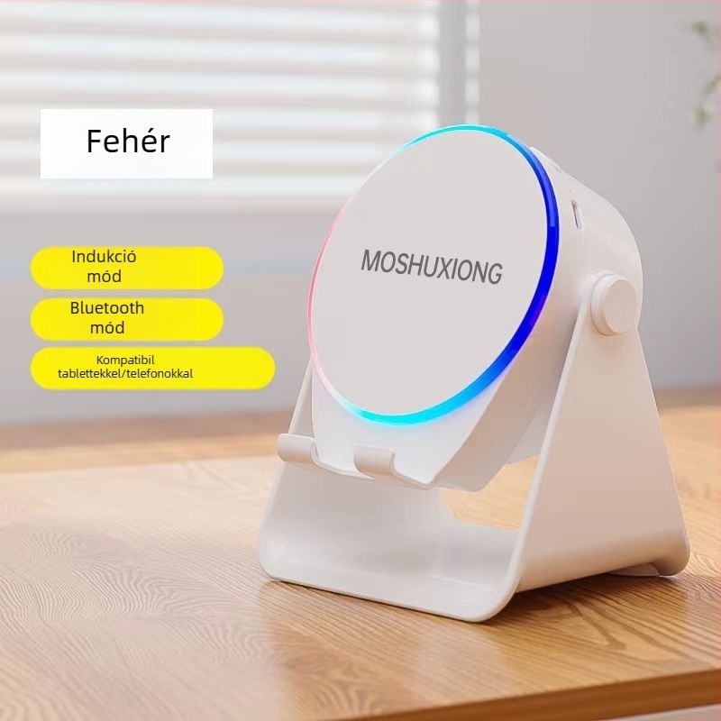 Weimai asztali Bluetooth hangfal beépített akkumulátorral – 2 hangfal, IPX7 vízálló, 5W, Bluetooth 5.0, 800–1000 mAh, 100 Hz–20 kHz, SNR ≥70 dB, hatótáv 15 m