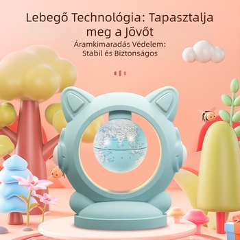Beidou Mágnesesen Lebegő Globusz – Okos Hangszóró Macska Nyelvvel, HD Hangsáv, Bluetooth, Műanyag Kivitel