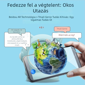 Beidou Mágnesesen Lebegő Globusz – Okos Hangszóró Macska Nyelvvel, HD Hangsáv, Bluetooth, Műanyag Kivitel