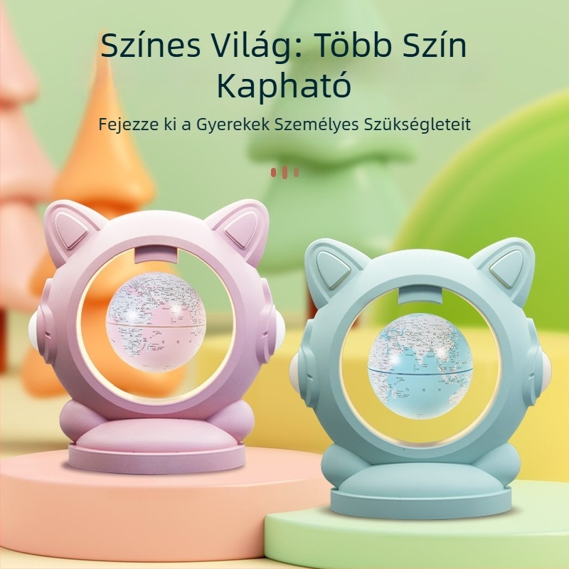 Beidou Mágnesesen Lebegő Globusz – Okos Hangszóró Macska Nyelvvel, HD Hangsáv, Bluetooth, Műanyag Kivitel