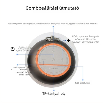 Berlin Sound Bluetooth hangszóró – IPX6 vízálló, Bluetooth 5.3, frekvenciasáv 100 Hz–20 kHz, SNR ≥75 dB, névleges teljesítmény 5W