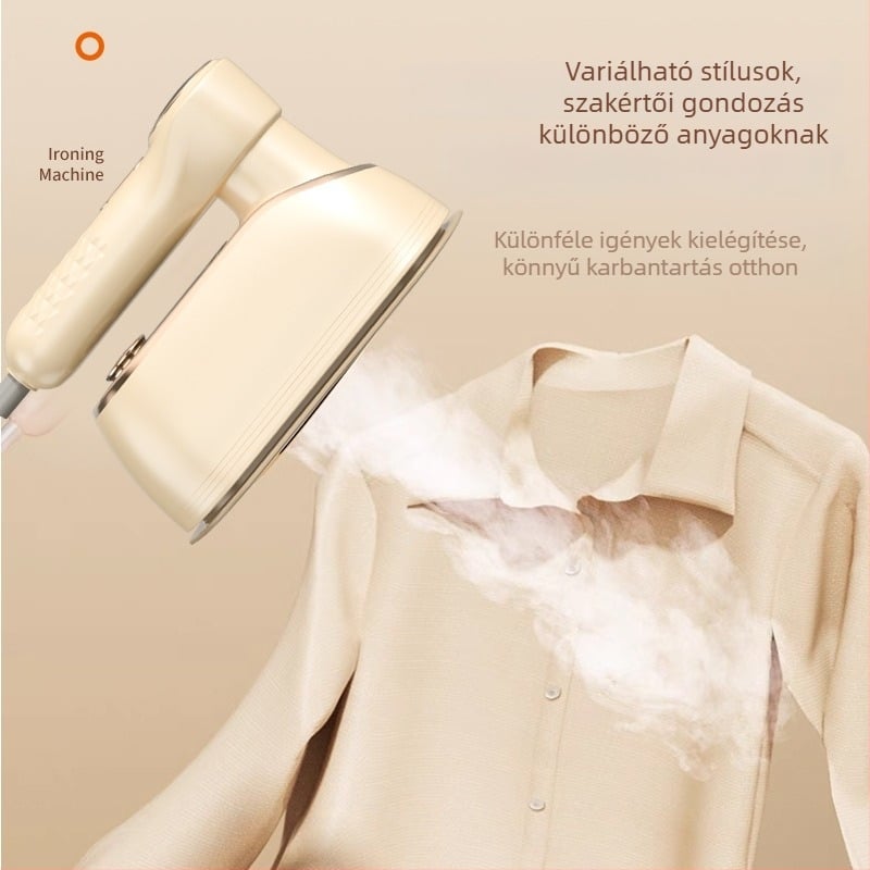 Kézi ruhaszárító gőzölő vasaló, 1200W, rozsdamentes acél tartály (<0,8 L), ≤36V, három hőmérsékleti beállítás, AC üzemmód