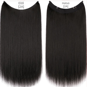 Női paróka egyenes hajjal, hőálló rostból, modell hálószalaggal, festhető