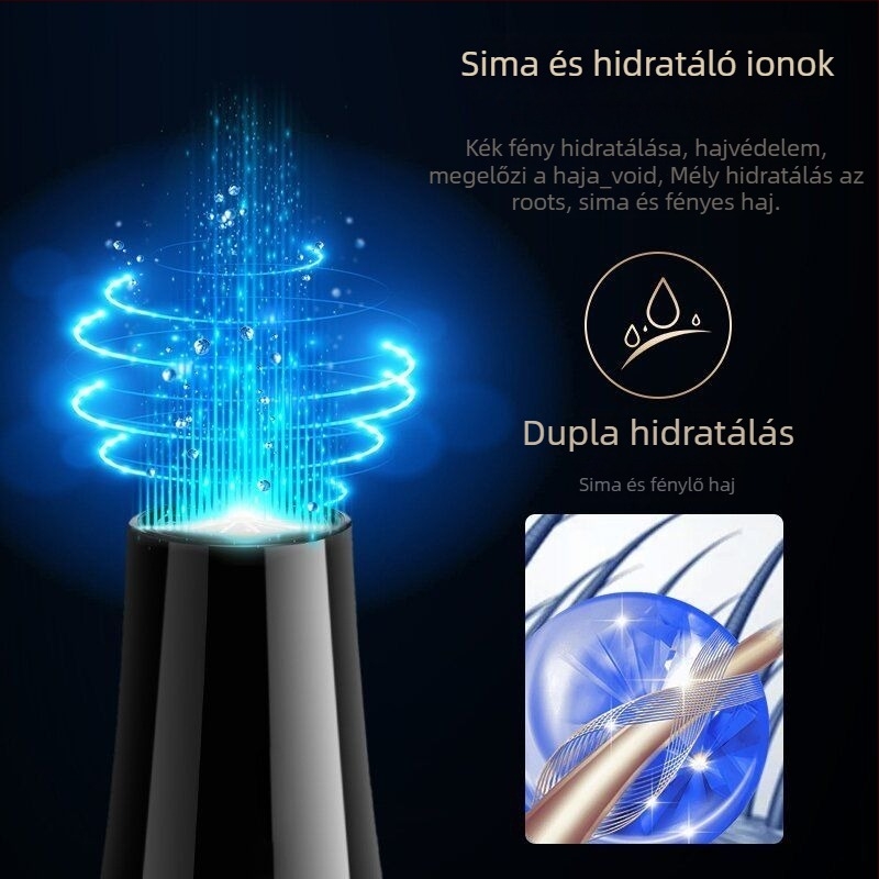 Háztartási hajszárító, 800 W, DC motor, összecsukható fogantyú, egyes fúvófej, meleg/hideg levegő (800 W, DC motor, összecsukható fogantyú, egyes fúvófej, meleg/hideg levegő)