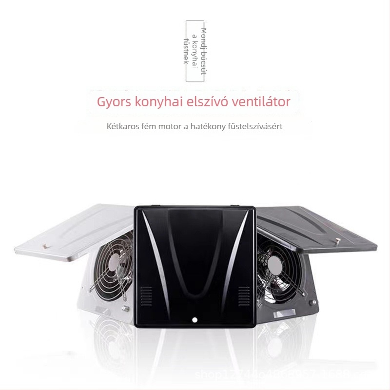 Ablakra szerelhető kilépő ventilátor, modell Fd-250, 70W, 220V, 50Hz, mechanikus vezérlés