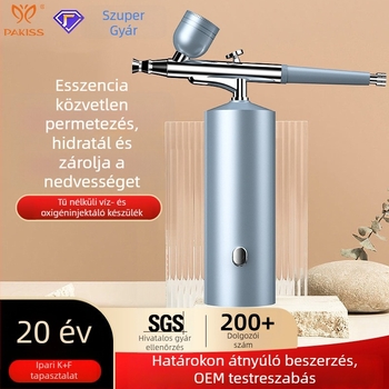 Kézben tartható arcb hidratáló készülék nano permetezővel, hordozható, beépített 800–1000mAh akkumulátor, IPX0, otthoni használatra