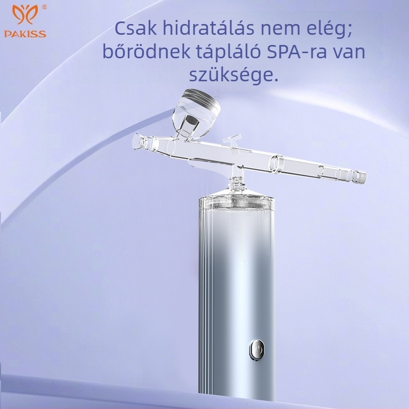 Kézben tartható arcb hidratáló készülék nano permetezővel, hordozható, beépített 800–1000mAh akkumulátor, IPX0, otthoni használatra
