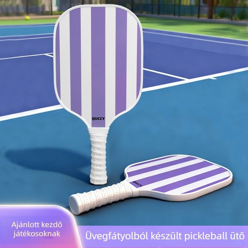 Pickleball ütő készlet - szénszálas ütők, Neli márka, 210 g/db; tartalmaz 2 ütőt, 4 labdát és táskát, teljes súly 540 g