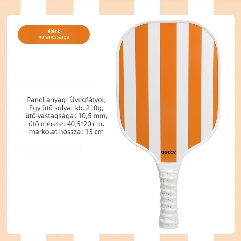 Pickleball ütő készlet - szénszálas ütők, Neli márka, 210 g/db; tartalmaz 2 ütőt, 4 labdát és táskát, teljes súly 540 g