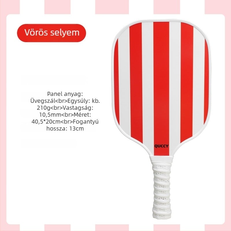 Pickleball ütő készlet - szénszálas ütők, Neli márka, 210 g/db; tartalmaz 2 ütőt, 4 labdát és táskát, teljes súly 540 g