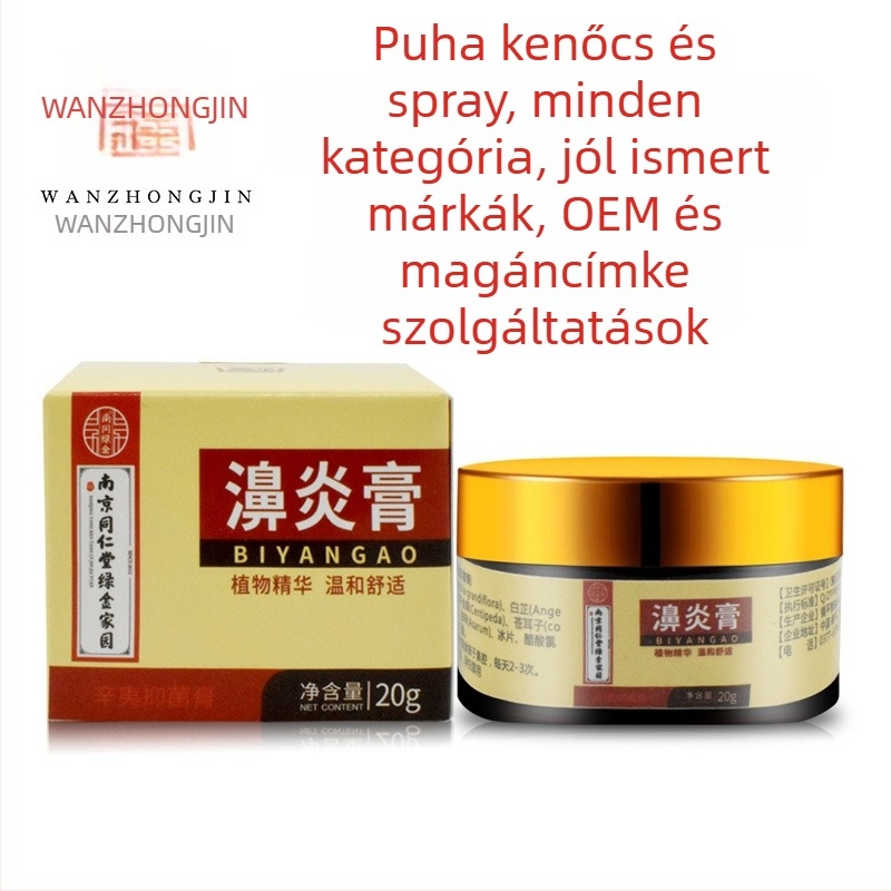 Orrgyulladás-paszta — hidratáló formula, Jin Zhong, univerzális felhasználás, minden bőrtípushoz