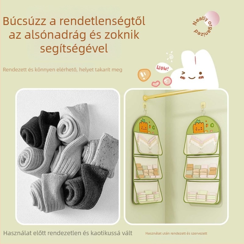 Beilian Függő tároló táska, poliészter, kubus alakú, többfunkciós