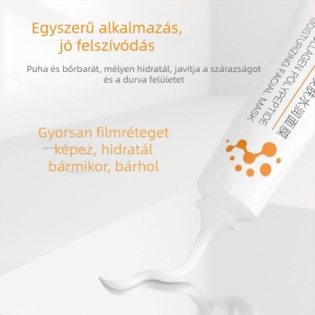 Kolagén peptidek arcmaszk, hidratáló éjszakai lifting maszk, öblítés nélkül, 50 ml